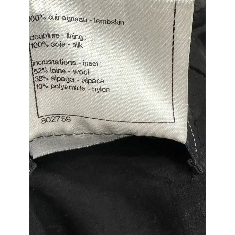 Chanel Tweed & Leather Dress Sz/36